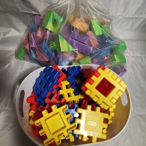 Toddler Block Bundle – Waffle Style & Foam Pieces